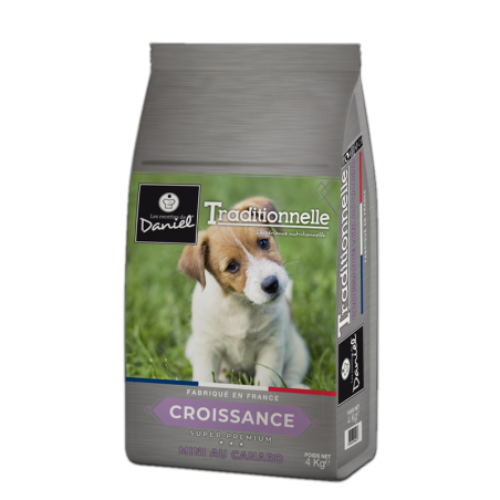 Croquettes Traditionnelle mini croissance canard - 4 kg