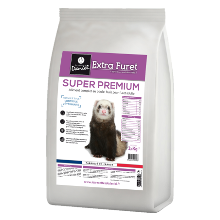 Croquettes Extra furet super premium - 3,5 Kg