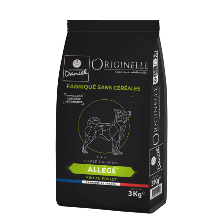 Croquettes Originelle mini allégé poulet sans céréales - 3 kg