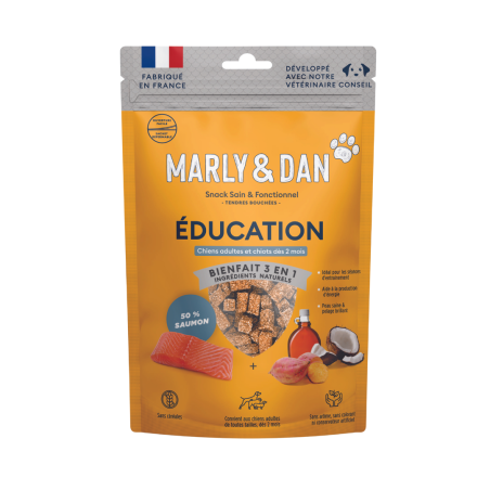 Tendres bouchées "éducation" chien 100g - Marly & Dan