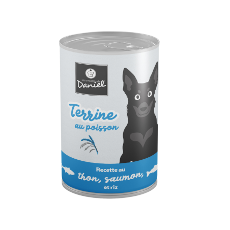 Terrine au thon, saumon et riz - 400g