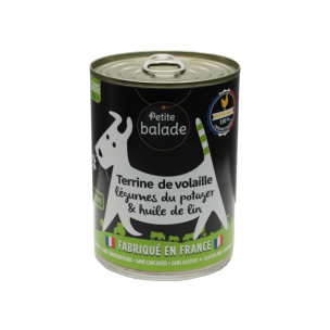 Terrine de volaille 400g - Humide "Petite balade"