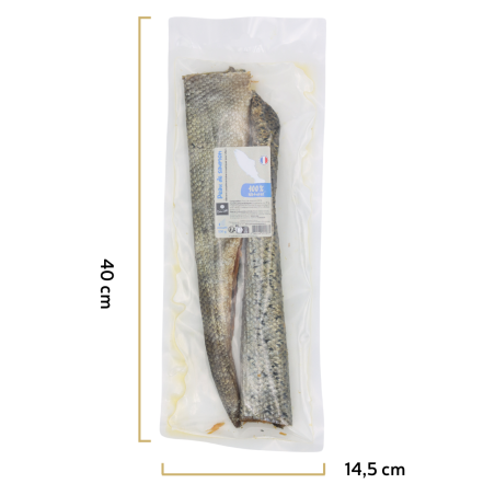 Peau de saumon avec chair - 100g