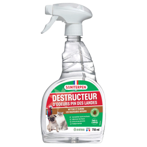 Saniterpen Destructeur d'odeurs pin des landes - 750ml