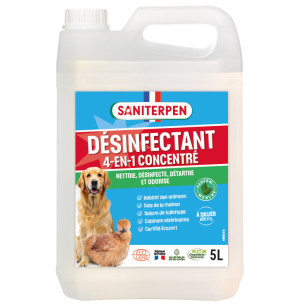Saniterpen Désinfectant 4 en 1 concentré - 5L