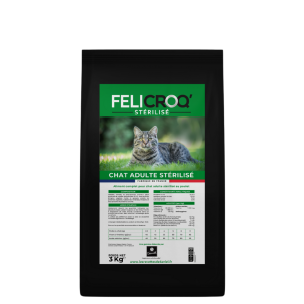 Croquettes pour chat FELICROQ' - 3 Kg