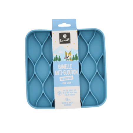 Gamelle anti glouton carrée - 18cm