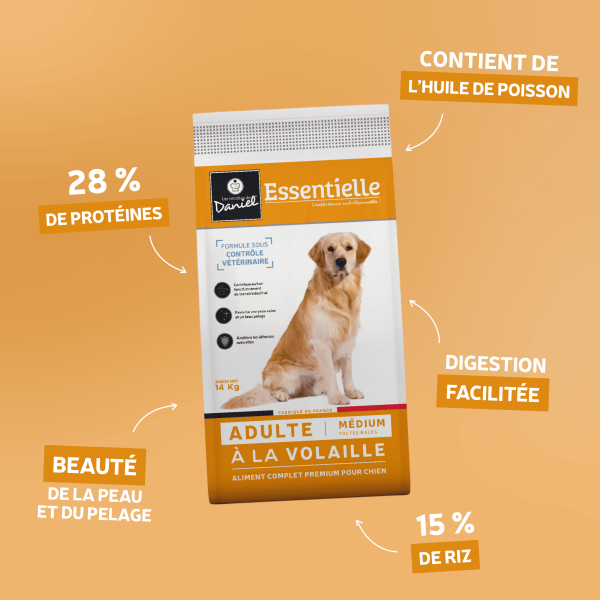 Croquettes Essentielle mini croissance volaille